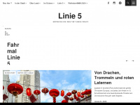 linie5.com Webseite Vorschau
