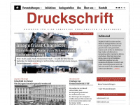 druckschrift-ka.de Webseite Vorschau