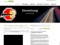 stopp-laerm.ch Webseite Vorschau