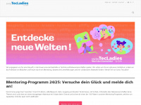 tecladies.ch Webseite Vorschau