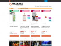 okeetee.ch Webseite Vorschau