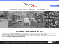 frandl-sports.com Webseite Vorschau
