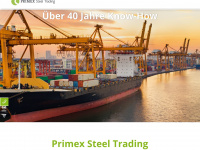 primex-steel.de Webseite Vorschau
