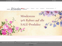 rieder-shop.ch Webseite Vorschau