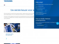 yaskawa.nl Webseite Vorschau