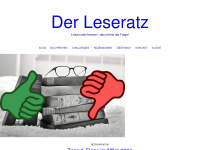 leseratz.blog Webseite Vorschau
