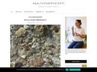 healthyhappysteffi.com Webseite Vorschau