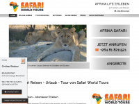 afrika-safari-reisen.de Webseite Vorschau