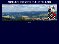 schachbezirksauerland.de Webseite Vorschau