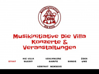 musikinitiative-villa.org Webseite Vorschau