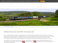 m-e-v.ch Webseite Vorschau