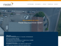 riedel-bau-industriemaschinentechnik.de Webseite Vorschau