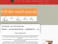 tretroller-macht-spass.de Webseite Vorschau