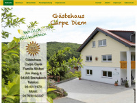 gaestehaus-carpe-diem.de Webseite Vorschau
