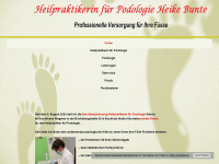 podologie-rinteln.de Webseite Vorschau