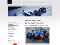 josef-frings.com Webseite Vorschau