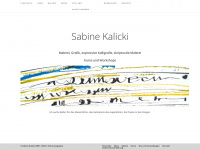 sabinekalicki.de Webseite Vorschau