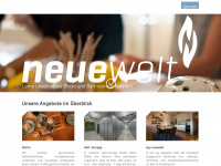 neuewelt.ch Webseite Vorschau