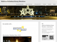 weihnachtsbeleuchtung-wetzikon.ch Webseite Vorschau