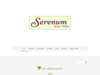 serenum.ch Webseite Vorschau