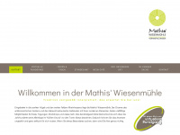mathis-wiesenmuehle.de Webseite Vorschau