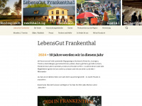lebensgut-frankenthal.de Webseite Vorschau