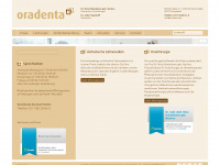 oradenta.de Webseite Vorschau