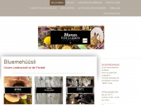 bluemehüüsli.ch Webseite Vorschau