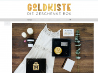 goldkiste-geschenkebox.de Webseite Vorschau