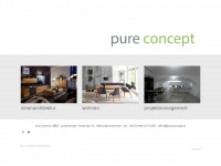 pureconcept.at Webseite Vorschau