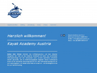 kayakacademy.at Webseite Vorschau
