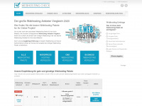 webhostingcheck.eu Webseite Vorschau