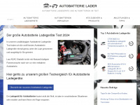 autobatterie-lader.de Webseite Vorschau