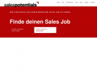 salespotentials.com Webseite Vorschau
