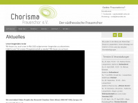 chorisma-frauenchor.de Webseite Vorschau
