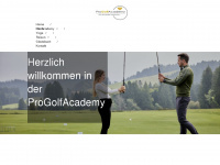 progolf-academy.de Webseite Vorschau