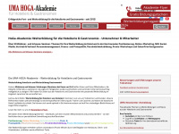 uma-hoga-akademie.com Webseite Vorschau