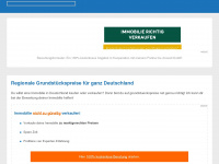 grundstueckspreise.net Webseite Vorschau