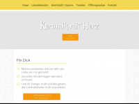 keramikmitherz.at Webseite Vorschau