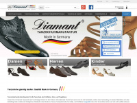 tanzschuhe-diamant.de Webseite Vorschau