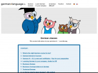 german-language.lu Webseite Vorschau
