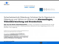 alarmanlagen-oldenburg.com Webseite Vorschau