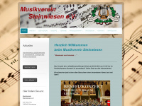 musikverein-steinwiesen.de Webseite Vorschau