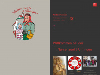 narrenzunft-unlingen.de Webseite Vorschau