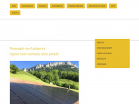 velte-solartechnik.ch Webseite Vorschau
