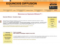equinoxis.net Webseite Vorschau