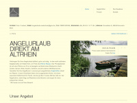 angelurlaub-niederrhein.de Webseite Vorschau
