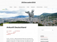 2015ecuador2016.wordpress.com Webseite Vorschau
