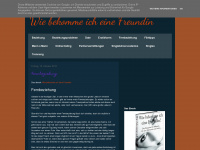 wiebekommeicheinefreundin.blogspot.com Webseite Vorschau