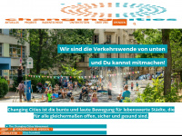 changing-cities.org Webseite Vorschau